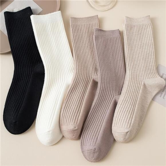 New 5 Pairs Fuzzy Soft Cozy Comfortable Socks for Women, Casual Sleep Comfy Sock - Picture 3 of 6